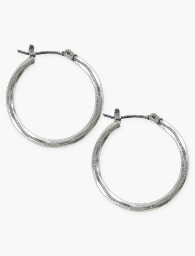 SMALL SILVER HOOP | Lucky Brand