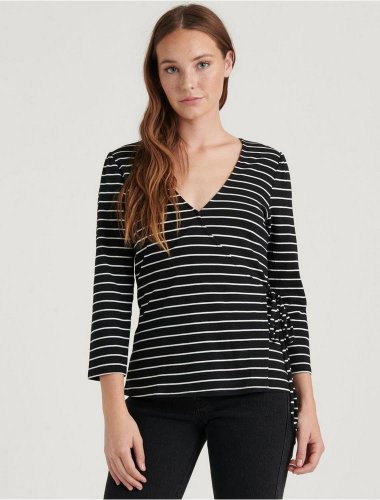 STRIPE WRAP TOP | Lucky Brand