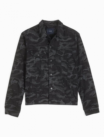 CAMO JACQUARD TRUCKER | Lucky Brand - Click Image to Close