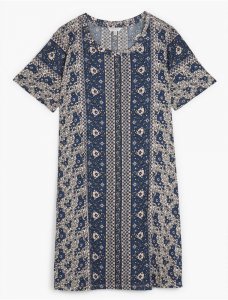 PRINTED TEE DRESS | Lucky Brand