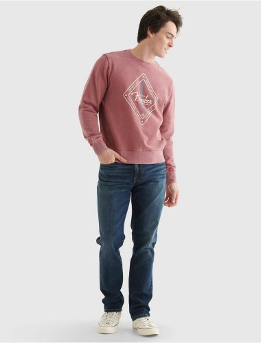 FENDER ACID WASH CREW | Lucky Brand