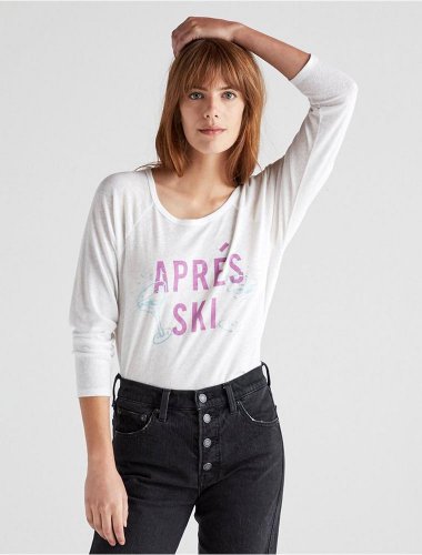 APRES SKI RAGLAN TEE | Lucky Brand