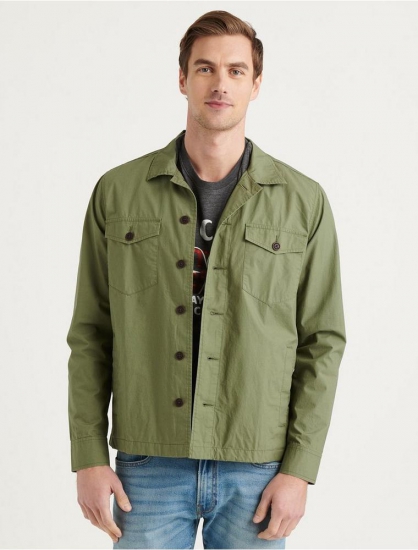 POPLIN SHIRT JACKET | Lucky Brand - Click Image to Close