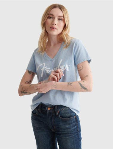 FENDER V NECK TEE | Lucky Brand