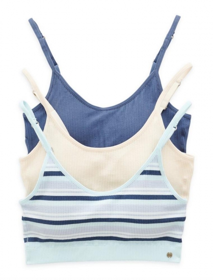 3 PACK SEAMLESS MULTI STRIPE BRA SET | Lucky Brand - Click Image to Close