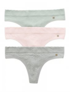 3 PACK RIBBED SEAMLESS THONG | Lucky Brand