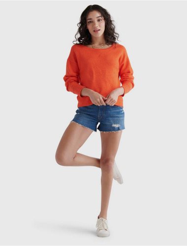 PUFF SLEEVE CREW | Lucky Brand