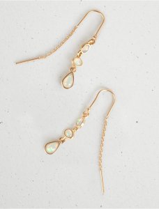 OPAL THREADER DROP EARRING | Lucky Brand