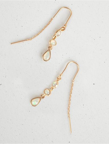 OPAL THREADER DROP EARRING | Lucky Brand