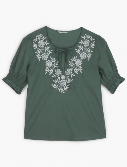 EMBROIDERED FEMININE BLOUSE | Lucky Brand - Click Image to Close