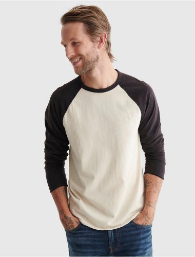 WORN JERSEY BASEBALL CREW | Lucky Brand