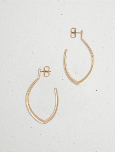 WIRE PETAL HOOP EARRING | Lucky Brand