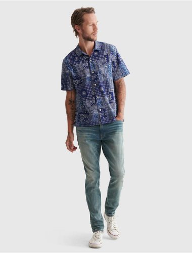 SHORT SLEEVE CLUB COLLAR SHIRT | Lucky Brand