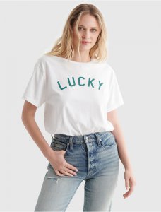 VINTAGE LOGO GRAPHIC BOYFRIEND TEE | Lucky Brand