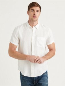 LINEN SHORT SLEEVE SAN GABRIEL SHIRT | Lucky Brand