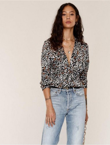 LEOPARD PRINT TOP | Lucky Brand