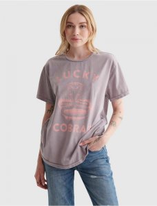 LUCKY COBRAS GRAPHIC BOYFRIEND TEE | Lucky Brand