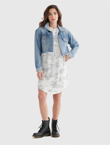 CLOUD JERSEY TEE DRESS | Lucky Brand