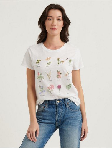 ROWS OF FLOWERS TEE | Lucky Brand