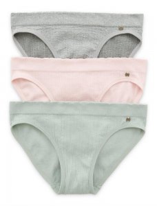 3 PACK RIBBED SEAMLESS PANTIE | Lucky Brand