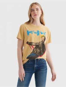 DAVID BOWIE 90'S GRAPHIC BOYFRIEND TEE | Lucky Brand