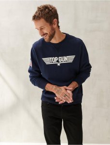 TOP GUN CREW SWEATSHIRT | Lucky Brand