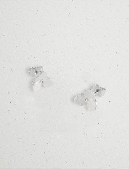 PEARL FLOWER STUD EARRING | Lucky Brand - Click Image to Close