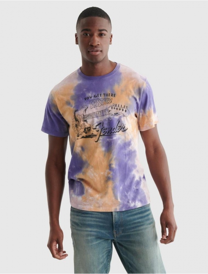 FENDER DYE TEE | Lucky Brand - Click Image to Close